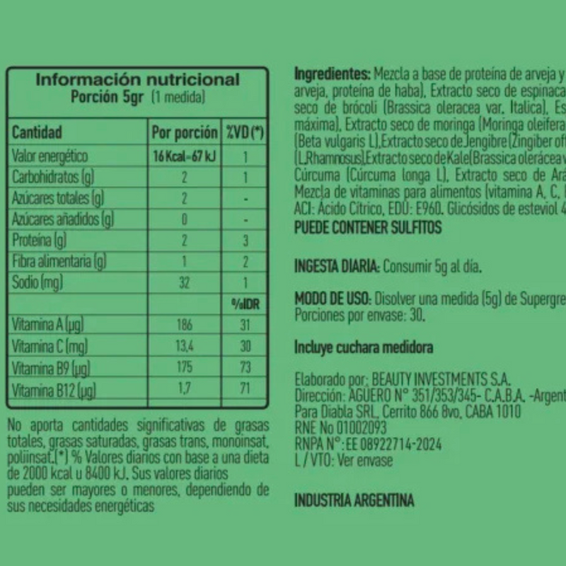 SuperGreens: Mejora tu Digestión y Reduce la Hinchazón