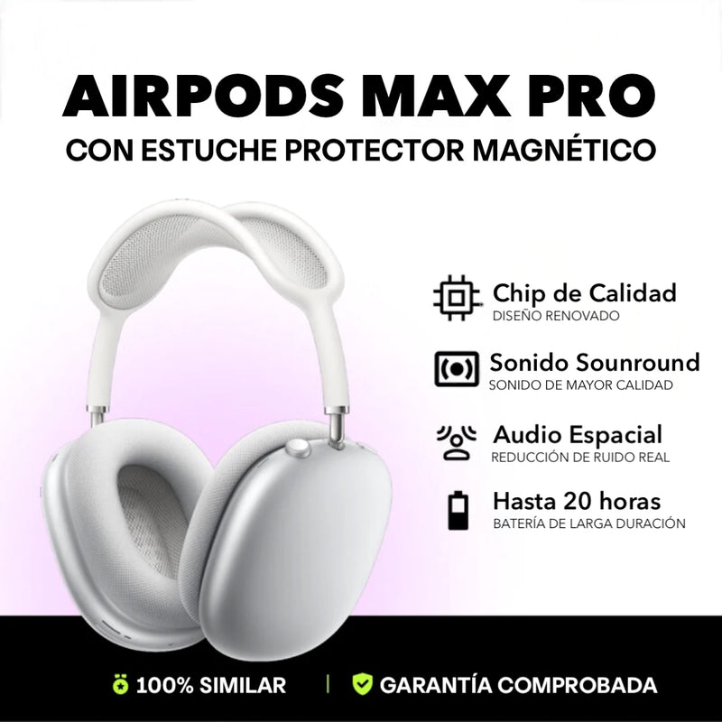 Airpods max PRO CALIDAD A1 (CON LOGO DE APPLE)